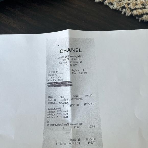 CHANEL CC Gold Hinge Choker Necklace M - Picture 5 of 5